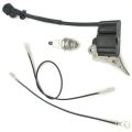 OUMERY Ignition Coil Module Spark Plug FIT for CHINESE CHAINSAW 2500 25CC ZENOAH G2500 LAWNFLITE Parts. 
