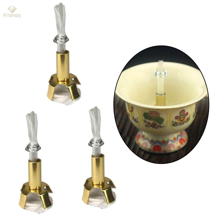 3x%20Oil%20Lamp%20Wick%20Holder%20Copper%20Alloy%20Shelf%20for%20Homemade%20Wedding%20DIY%20Oil%20Lamp%20-%20Image%202