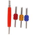 4Pcs R134 R12 A/C HVAC Schrader Valve Stem Core Remover Tool. 