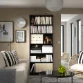 VTEC FURNITURE Modern 6 Tier Open Bookcase and Bookshelf / Freestanding Display Storage Shelves Tall Bookshelf Bookcase for Bedroom / Living Room and Office. 
