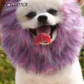 Three-dimensional Ears Pet Hat Soft Comfortable Lion-shaped Pet Hat with Fastener Tape Perfect for Dogs Cats. 