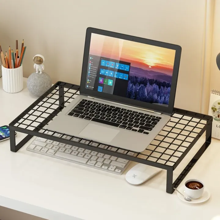 Brain Metal Portable Electric Screen Base Bracket Rack Black/White ...
