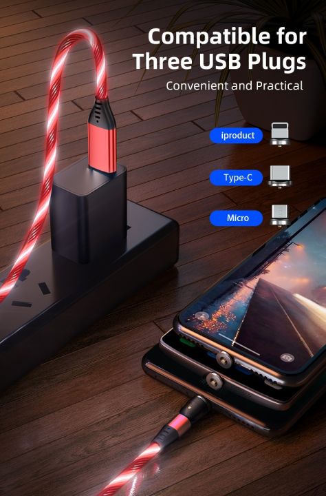 3%20in%20One%20USLION%20Luminous%20Glow%20Flowing%20Led%20Magnetic%20Cable%20Fast%20Charging%20With%20lightning%20&%20Micro%20USB%20&%20Type%20C%20Cable%20-%20Image%204