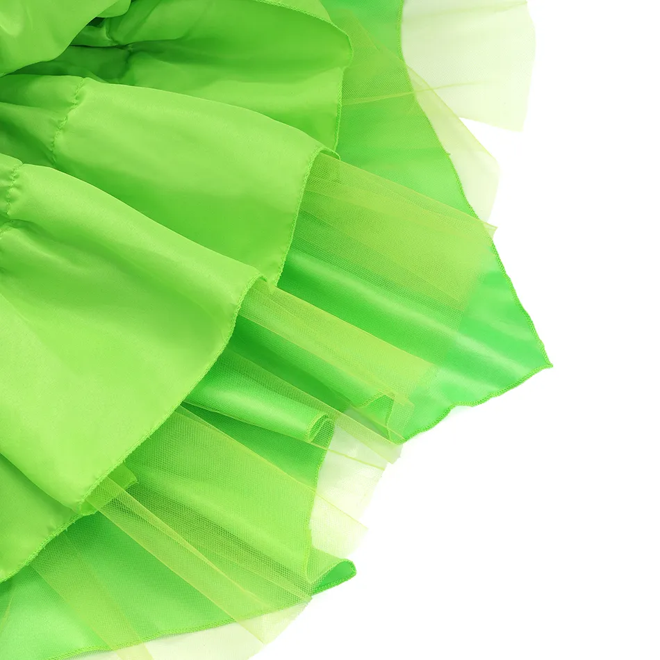Girls Tinker Bell Costume Spring Costume for Kids Green Tinkerbell Fancy Dress  Fairy Princess Cosplay Carnival Party | Daraz.lk