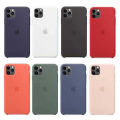 Super Luxury Soft textured Protective Silicone Case Back Cover for iPhone 11 Pro. 