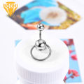Fashion Women Circle Ball Belly Button Bar Navel Ring Body Piercing Jewelry. 