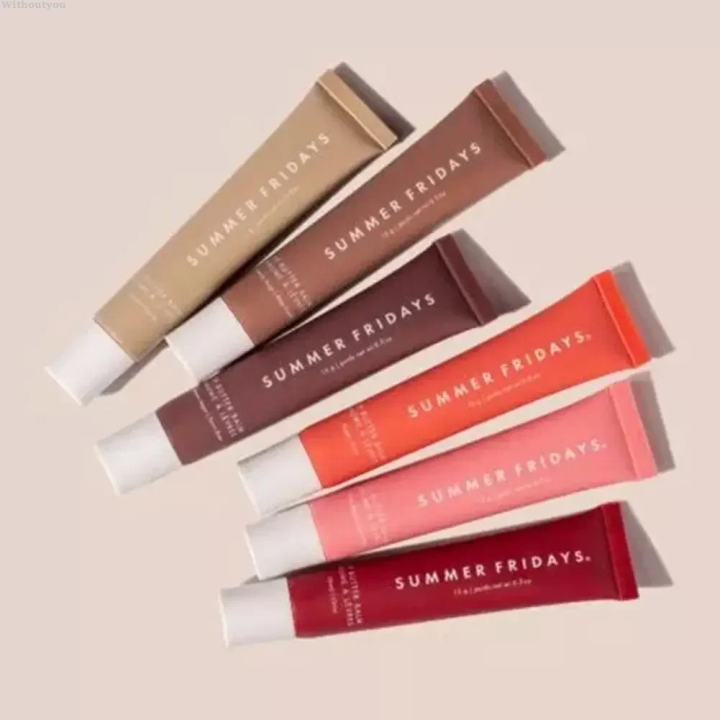 Withoutyou Makeup, Sweet Beige, Cosmetics, Soft Lips, Silky Moisturizing Friday, Luxury Summer, 15ML9, Luxury Lip Balm, Candy, Vanilla, Mint Lip Care