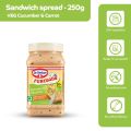 Dr. Oetker Fun Foods Sandwich Spread Cucumber & Carrot, 250g, Readt to use, 100% Veg(FROM IND)JEZ. 