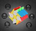 Windmill Magic Cube 3x3x3 - Stickerless. 
