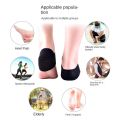 1 Pair Relief Plantar Fasciitis SBR Arch Wrap Support Gel Cups Heel Cushion Support Heel Protectors Heel Pad. 