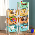 〓Highest Level〓COD〓 Stroller Storage Rack Children's Bookshelf Floor-standing Baby Supplies Household Mobile Snack Organizer Box Toy Storage Rack 〓COD〓. 