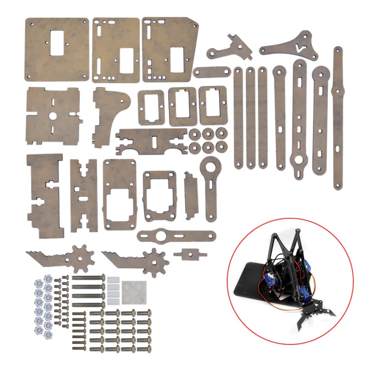 Sg90%20Mg90s%204%20Dof%20Unassembly%20Mechanical%20Arm%20Robot%20Manipulator%20Claw%20For%20Arduino%20Maker%20Learning%20Diy%20Kit%20Robot%20-%20Image%204