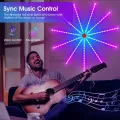 Auoyo 110/195 LED Strip Lights Dream Color Lamp Christmas Lights 5050 RGB Strip Lights Smart Flexible LED Firework Lights Music Sound Sync Lights with APP Remote Control DC 5V. 
