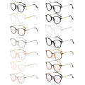 Prescription Light Blush Glasses Trendy Blush Tinted Super Light Anti-blue Light Glasses Fashionable Anti-glare Makeup-free Glasses for Daily Wear Office Use Screen  Gaming Students. 