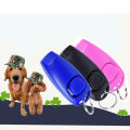 2 in 1 Mini Plastic Pet Dog Cats Clicker Whistle Trainer Aid Tools with Keyring. 