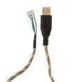 【FOOT SOFA】 DIY Universal Umbrella Rope Mouse Cables Soft Durable Mouse Line Replacement Mouse Wire. 