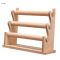 Modern Bangle Bracelet Holder Stable Gift Wood Jewelry Storage Organizer for Home. 