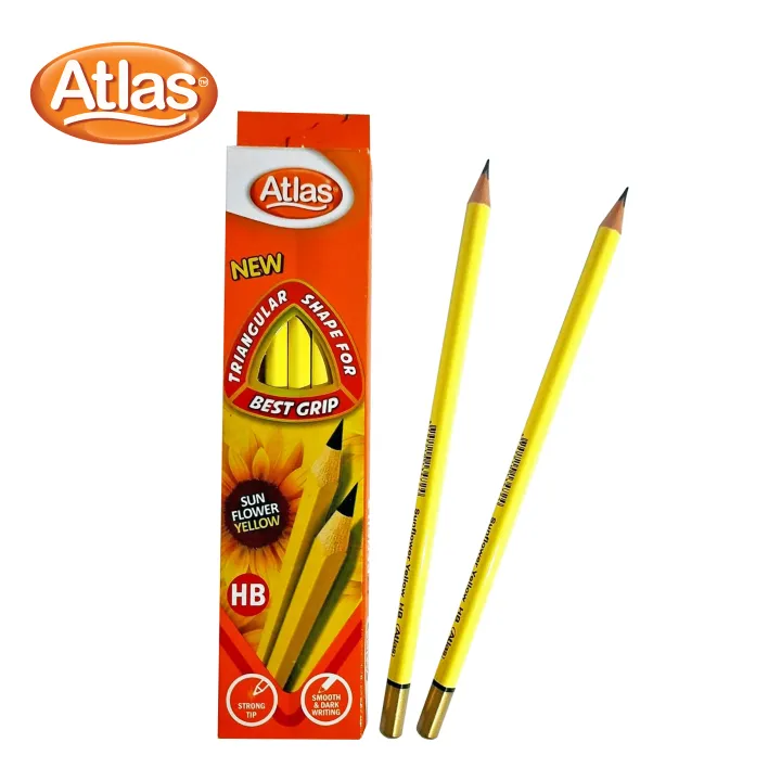 Atlas Master Writer Smooth Writing HB Pencils 12 Pack | Daraz.lk