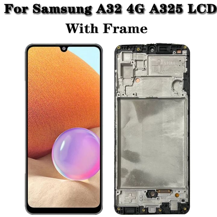 LCD%20With%20Frame%20For%20Samsung%20Galaxy%20A32%204G%20A325%20A325F%20A325M%20A325F/DS%20Display%20Touch%20Screen%20Digitizer%20Assembly%20Replacement%20-%20Image%207
