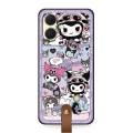 Back Cover Cute Phone Case For Tecno Spark GO2/Tecno POP10 4G Soft case Crossbody Cartoon Graffiti Full wrap Lanyard TPU. 