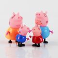 Peppa pig friend Action Figure Pelucia Anime Toys Boy girl gift set. 