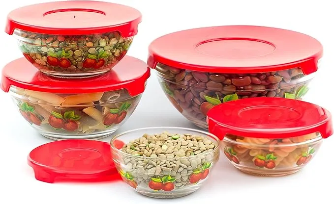 Glass%20Bowls%20Set%20With%20Lids%20-%205%20Pcs%20Glass%20Mixing%20&%20Serving%20Bowl%20Set%20Elegant%205-Piece%20Glass%20Bowl%20Set%20%7C%20Red%20Airtight%20Plastic%20Lids%20%7C%20Microwave%20&%20Dishwasher%20Safe%20-%20Image%204