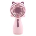 20CC Cute for Cat Handheld Fan Small Cooling Fan Portable USB Eyelash Fan 3 Gear Speed Adjustable Mini Ventilation Fan Low NoUSB Fan. 