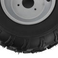 17X7.00-8 ATV Rim Tire Enhanced Grip 8 Inch ATV Wheel Rim Tire Assembly for Mini Bike. 