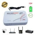12V DC Mini UPS Battery Backup Power Backup Uninterruptible Power Supply Power Bank for 4G / Fiber WiFi Routers [RouterBuddy UPS-RBU12V5]. 