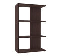 VTEC Home Floor Standing Bookcase / 3 Tier Bookshelf  / Storage Cabinet for Living Room, Bedroom, Office - BS400. 