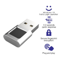 Mini USB Fingerprint Reader Module Device Biometric Scanner for Windows 10 Laptops PC Security Key USB Interface. 