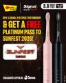 Buy 1 Signal Electric Toothbrush (Get 1 Free Platinum Pass for Sunfest 2026). 