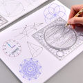 Multifunctional Drawing Template Art Design Construction Drafting Scale Ruler ANLAN. 