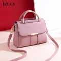 IELGY bag women's wild diagonal shoulder bag women's solid color ladies fashion handbags simple large-capacity trend. 