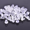 50-200pcs/lot Soft Silicone Rubber Earring Back Stoppers for Stud Earrings DIY Earring Findings Accessories Bullet Tube Ear Plugs. 