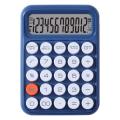Mechanical Switch Calculator Cute 12 Digit LCD Display Retro Round Keys Automatic Shutdown Calculator Student Calculator. 