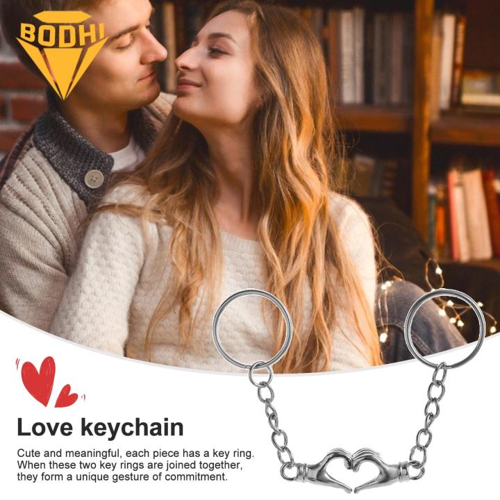 Commitment Symbol Keychains Love Symbol Magnetic Keychain Exquisite Design Perfect Valentine's Gift for Him/her Southeast Asian Buyers' Choice Couple Keychains