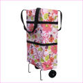 Wheels Reusable Handbag Folding Supermarket Shopping Bag Trolley Grocery Cart On. 