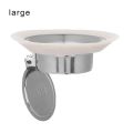 【NEW】 Squatting Pan Anti-Smell Plug Stainless Steel Toilet Floor Deodorize Stopper Bathtub Anti-Blocking Cover Bathroom Accessories. 