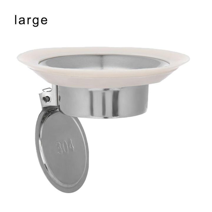【NEW】 Squatting Pan Anti-Smell Plug Stainless Steel Toilet Floor Deodorize Stopper Bathtub Anti-Blocking Cover Bathroom Accessories