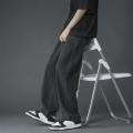 Men Denim Overalls Baggy Wide Leg Men's Jeans Retro Streetwear Fashion for Outdoor Travel Korean Style Clothing Wide Leg for Men. 