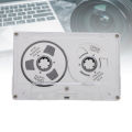 Reel To Reel Blank Cassette Tape Blank Sound Cassette Tape 50 Minutes Normal Bias Double Sided Transparent Box for Music Recording. 