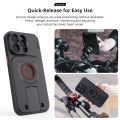 Ulanzi O-LOCK Quick-Release Phone Case for iPhone 15 Pro/Pro Max Magsafe Pone Case Phone Mount for Cycling/Selfie. 