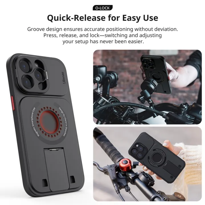 Ulanzi%20O-LOCK%20Quick-Release%20Phone%20Case%20for%20iPhone%2015%20Pro/Pro%20Max%20Magsafe%20Pone%20Case%20Phone%20Mount%20for%20Cycling/Selfie%20-%20Image%202