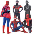 MARVEL Spiderman Cosplay Costume Kids s Full Body Spandex with Cape Peter Parker Miles Morales Spider Man VENOM 3D Style. 