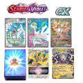 Hot Holographic Pokemon Cards Scarlet Violet New ex Vstar Vmax GX in English Letter with Rainbow Arceus Shiny Charizard Kid Gift. 