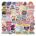 10/20/50 s Inspirational Quote Stickers Vision Board Motivational Sticker for Adults Teens Students Teachers Aesthetic Decals. 
