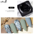 Monja 5Ml 3D Painted Embossed Gel No-Wash Black White Nail Art Plaster Nail Gypsum Drawing Gel Nail Uv Gel Diy Makeup Tool. 