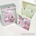 Japanese Small Card Sticker Storage Tin Box Flip Desktop Solid Color Cuckoo Classification Set Sliding Cover Cigar. 