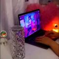 LED Crystal Table Lamp Big Size Modle - Rechargeable Rose Light 16 Colors Touch Night Light Romantic Diamond Atmosphere Light USB Home Decor Big Size Modle ( Not Small One ) 10 inch Height - Free Remote / Lots Of Colour Modes. 